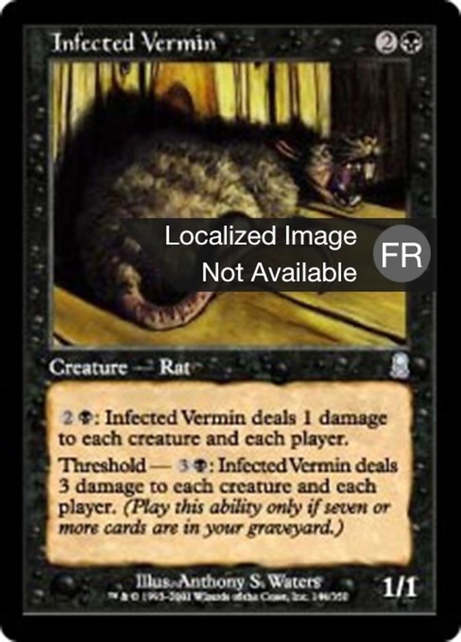 image Vermine infectée
