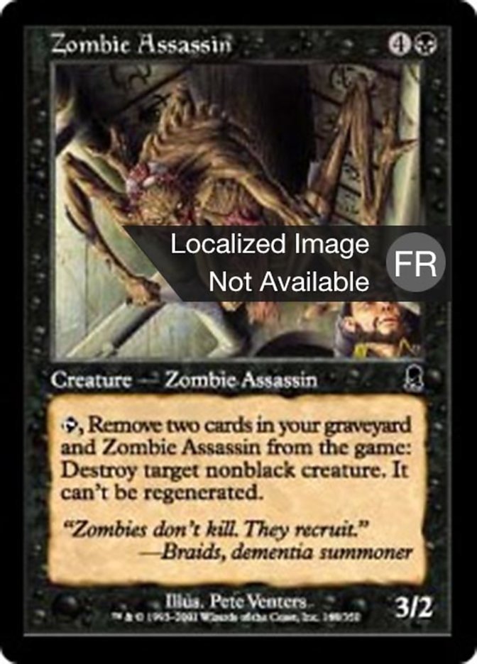 image zombie et assassin