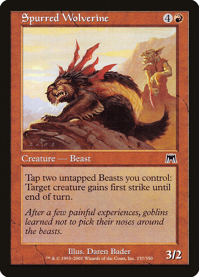 image Spurred Wolverine
