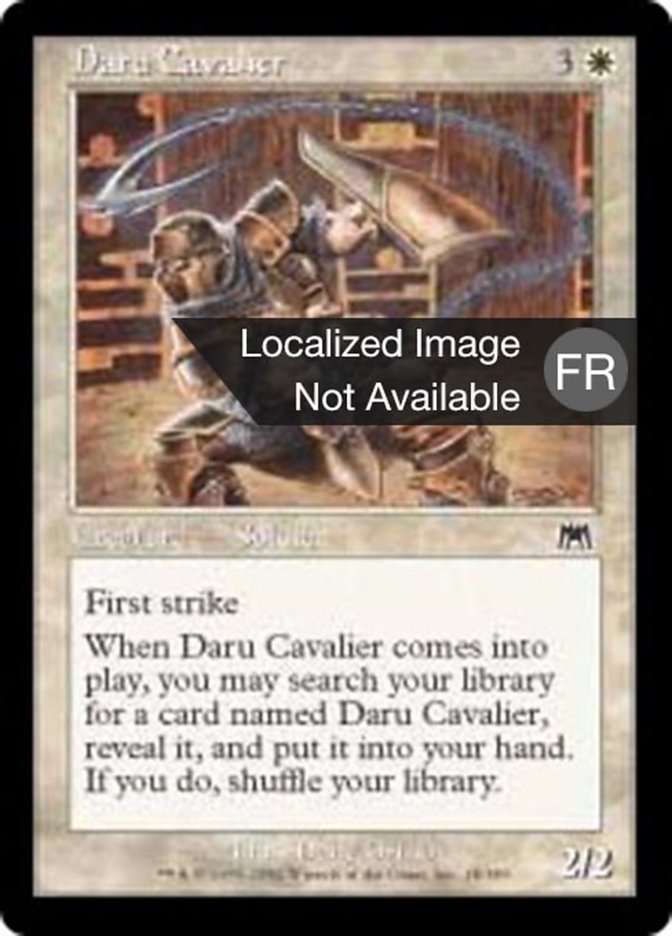 image Cavalier daru