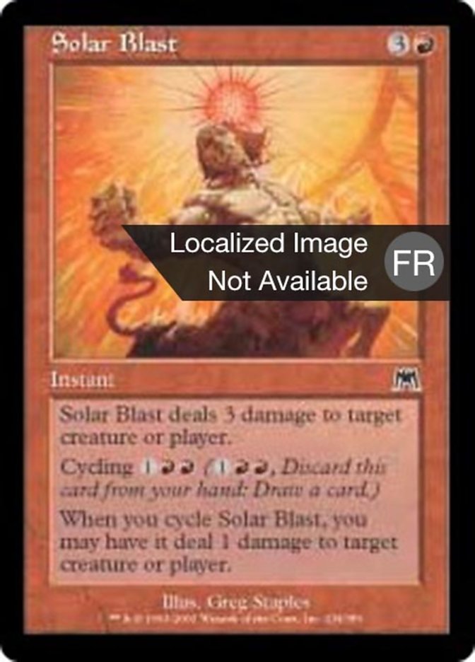 image Déflagration solaire