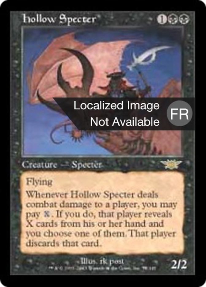 image Spectre creux