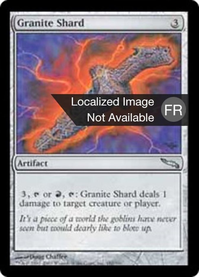 image Écharde de granit