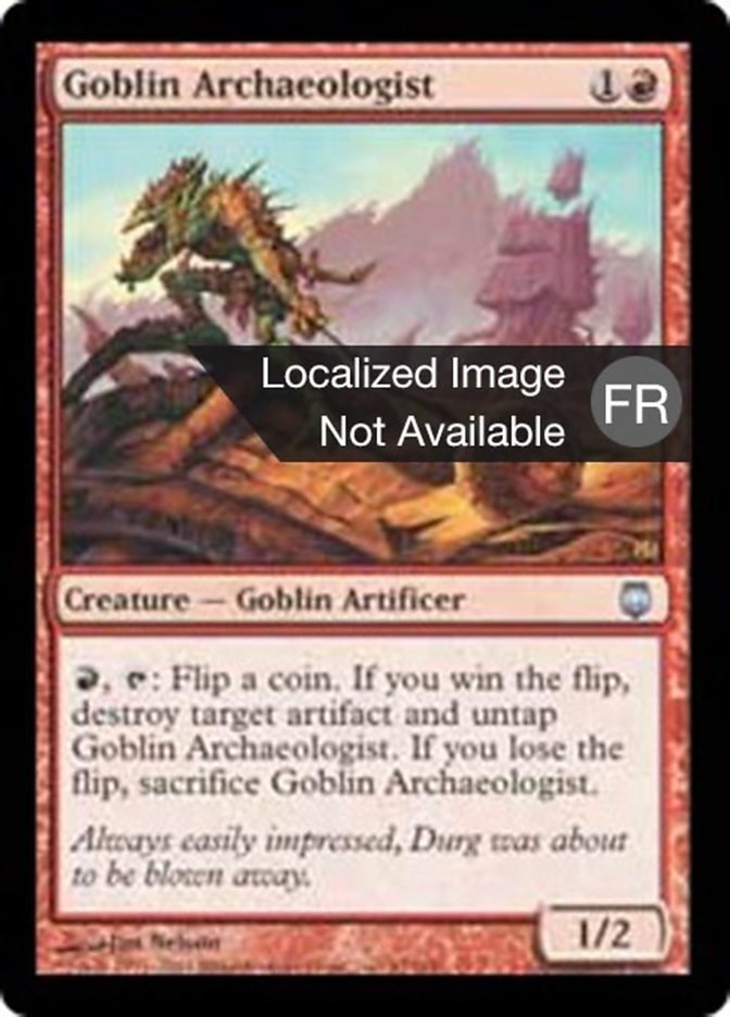 image Archéologue gobelin