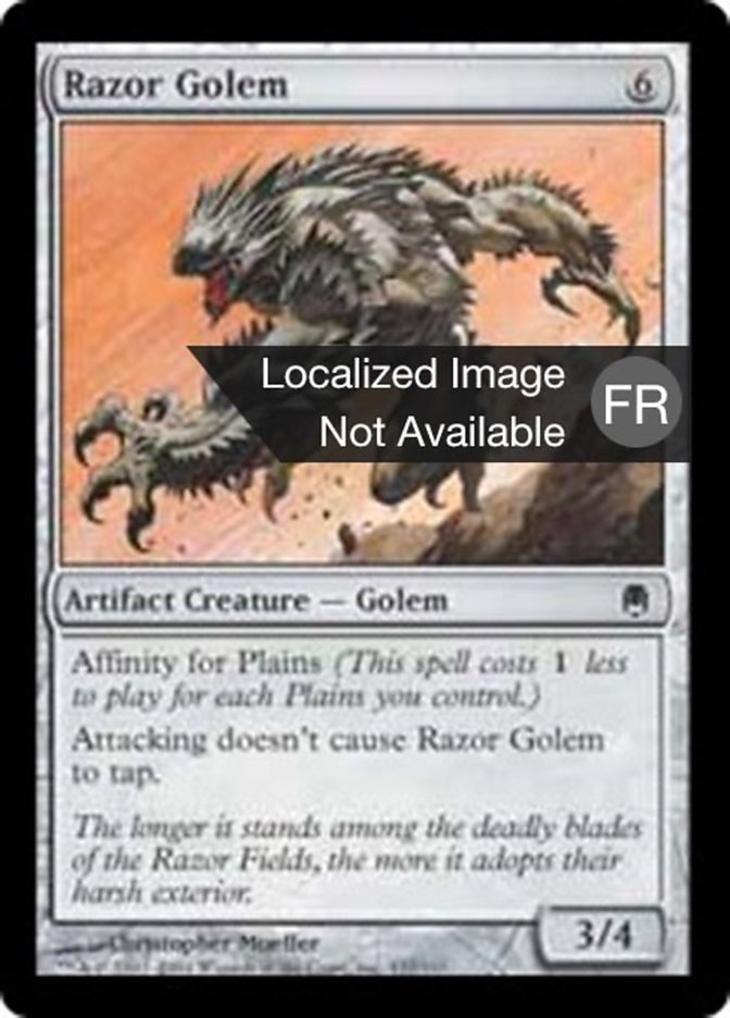 image Golem de rasoirs