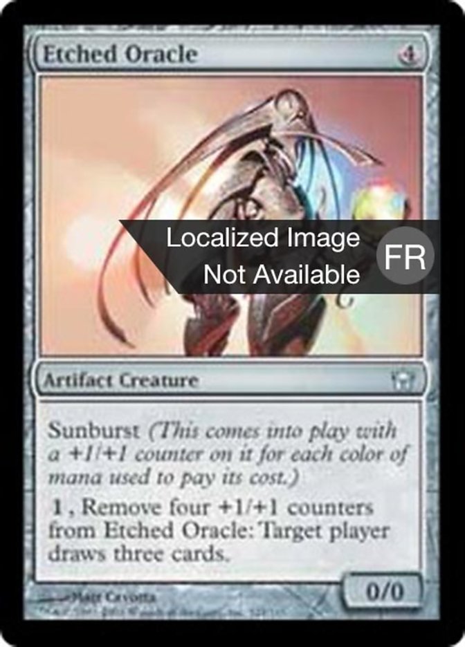 image Oracle gravé