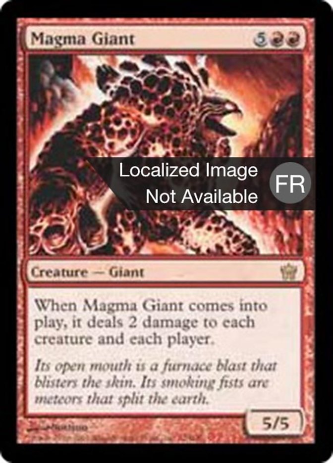 image Géant de magma