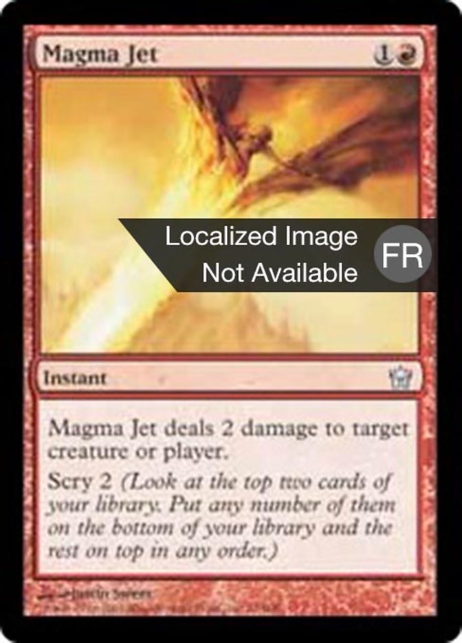 image Jet de magma