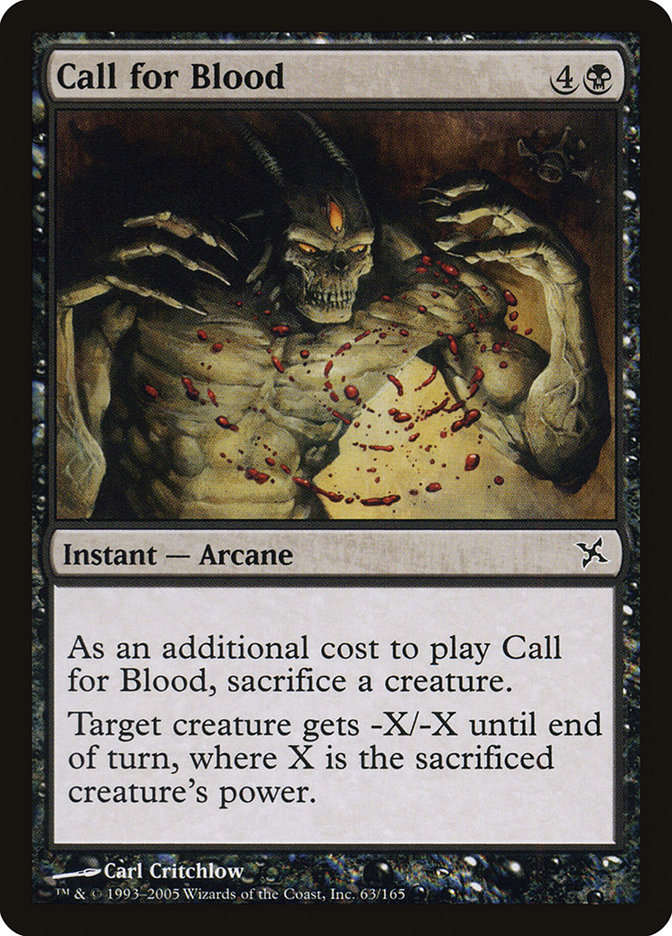 image Call for Blood