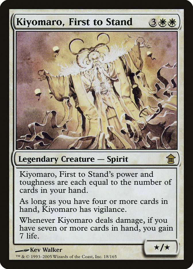 image Kiyomaro, First to Stand
