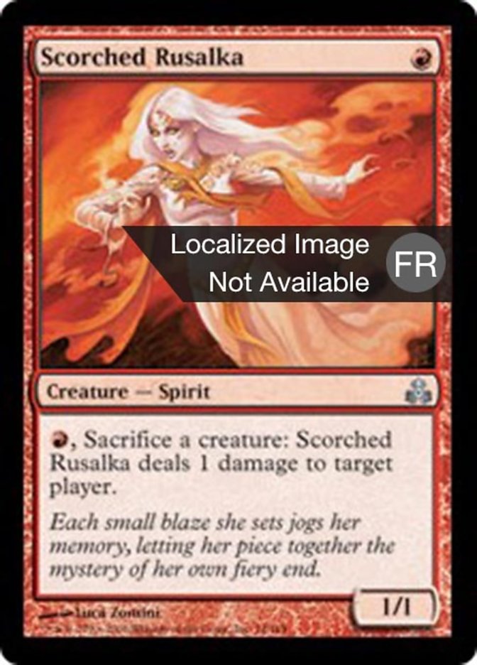 image Rusalka brûlée