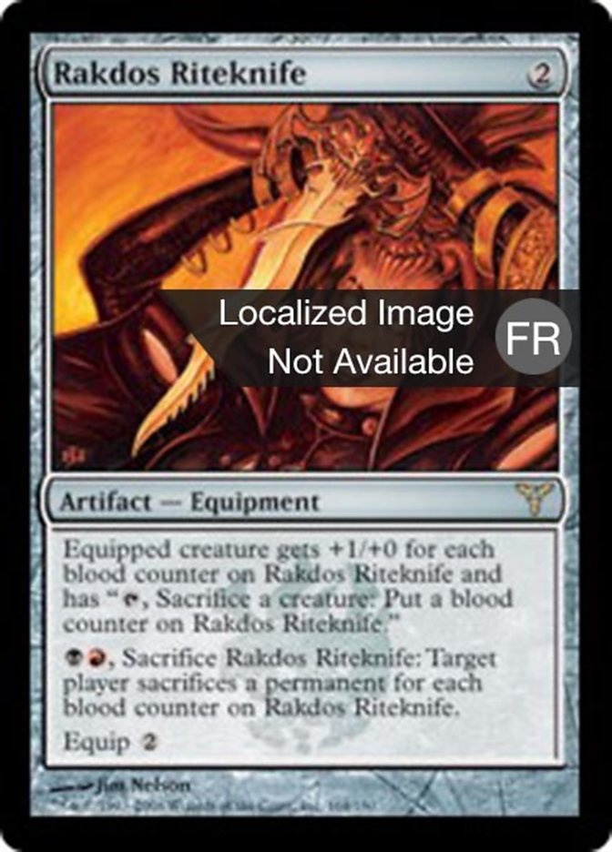 image Couteau rituel rakdos