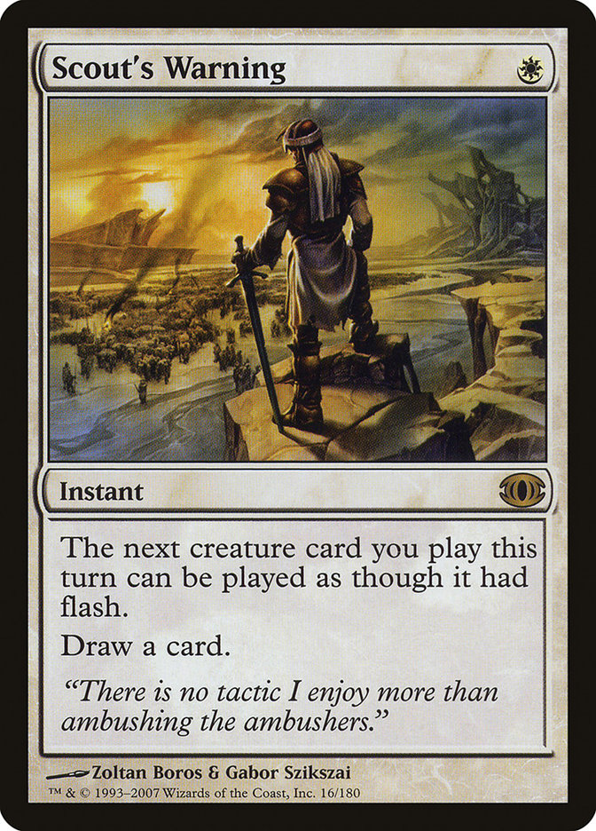 image Scout's Warning