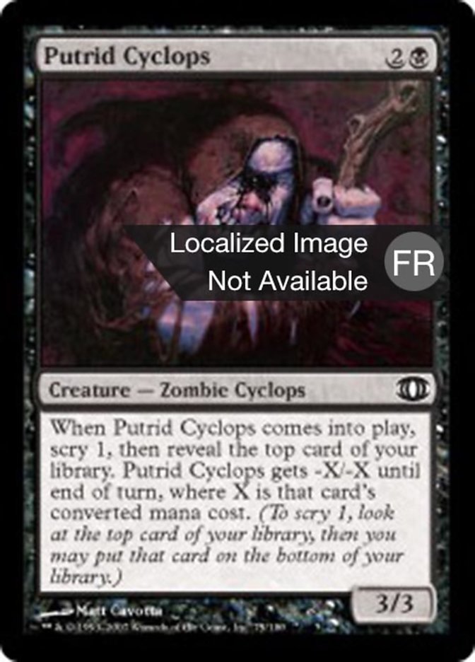 image Cyclope putride
