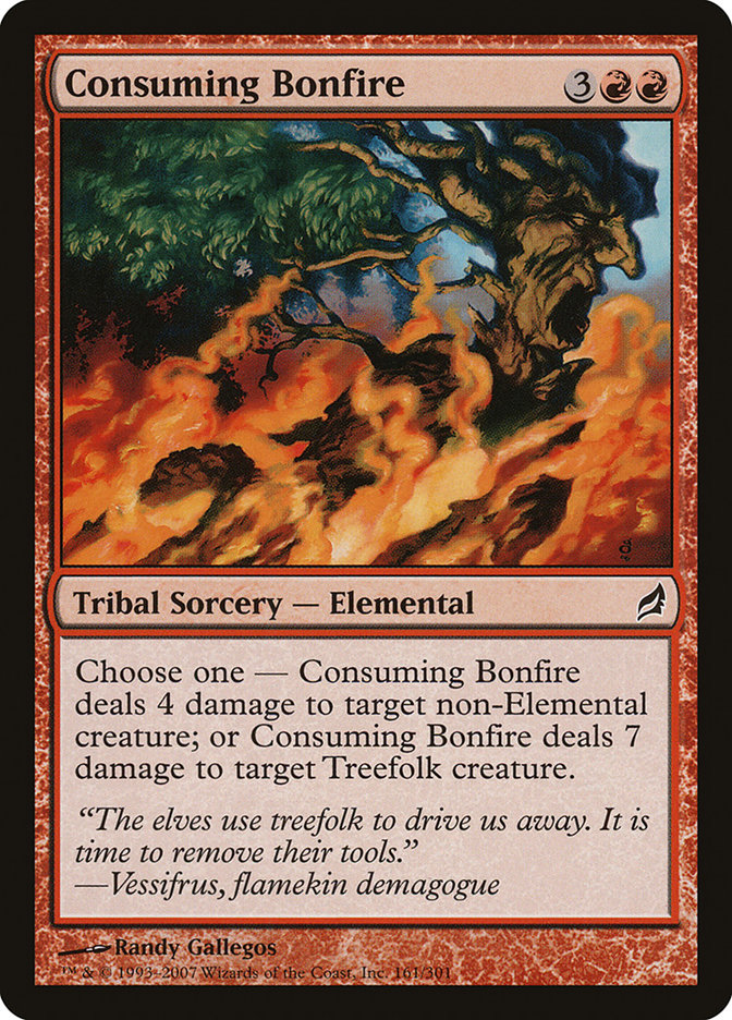 image Consuming Bonfire