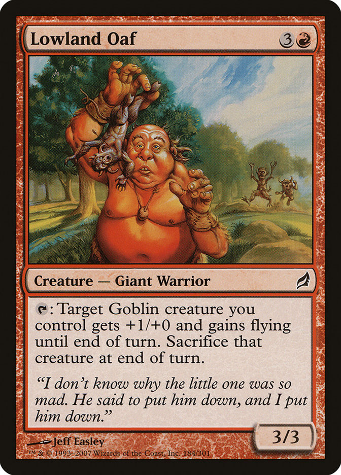 image Lowland Oaf