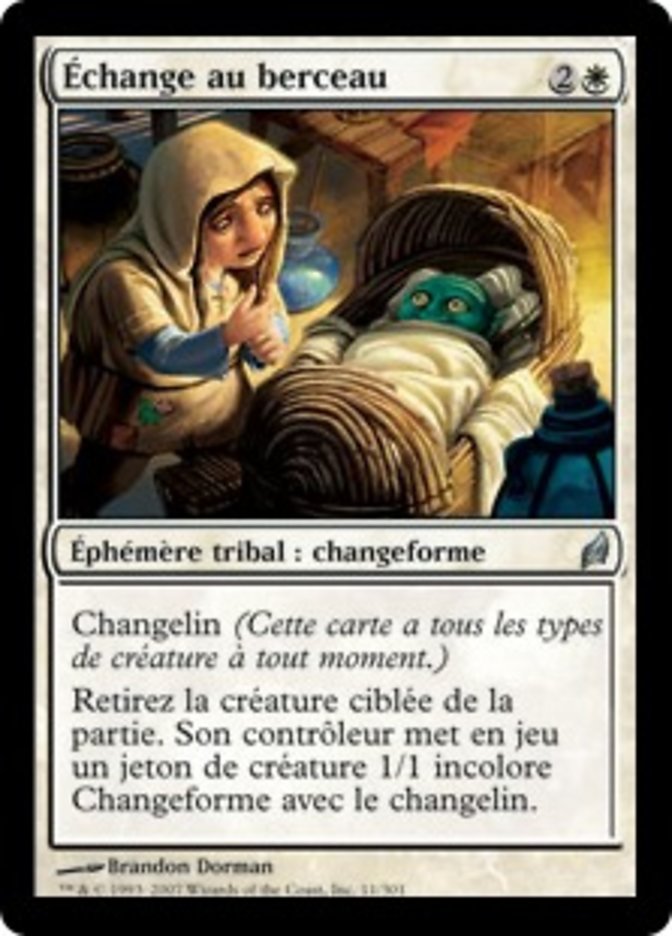 image Échange au berceau