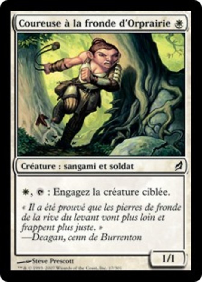 image Coureuse à la fronde d'Orprairie