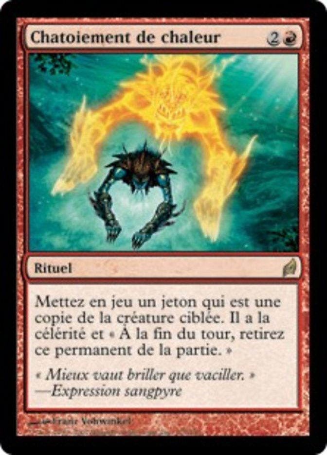 image Chatoiement de chaleur