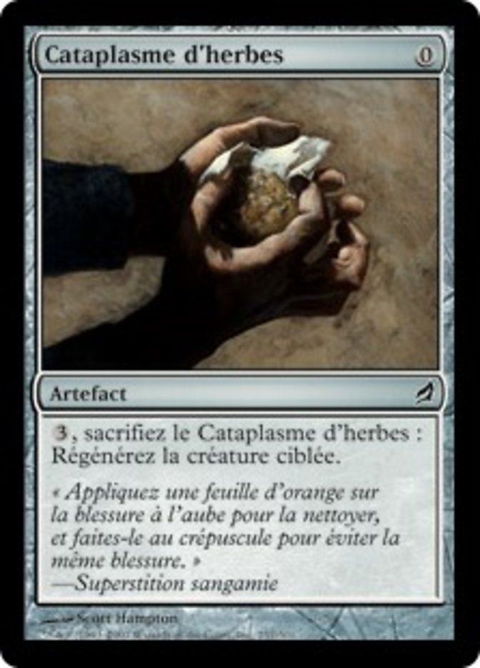 image Cataplasme d'herbes
