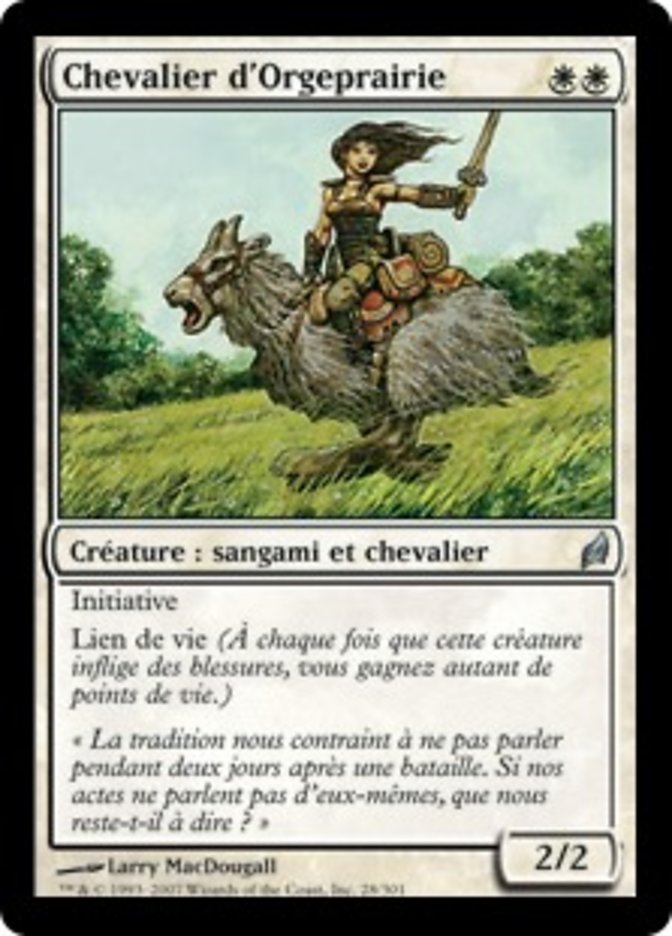 image Chevalier d'Orgeprairie