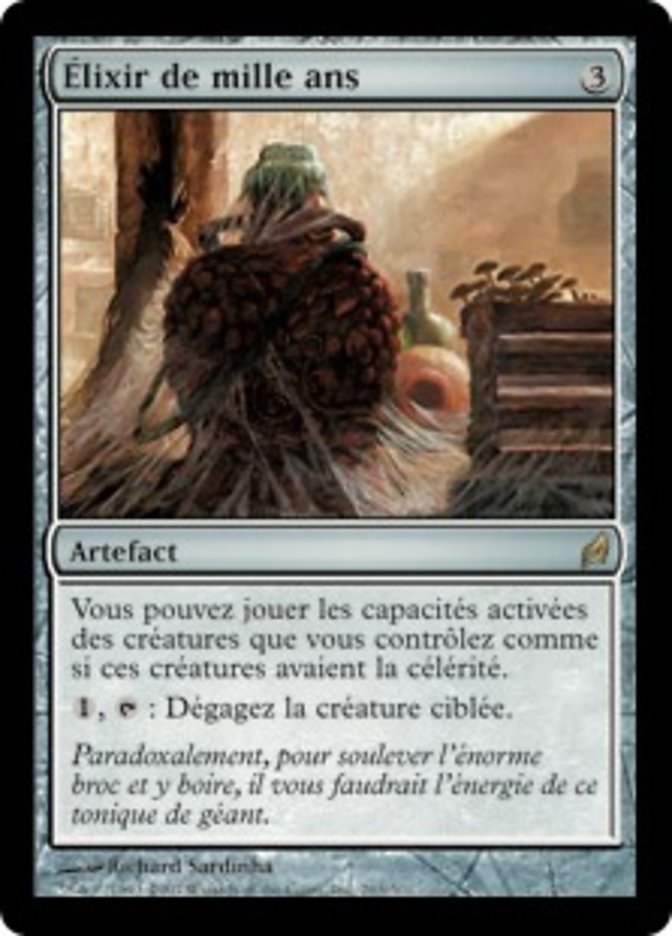 image Élixir de mille ans