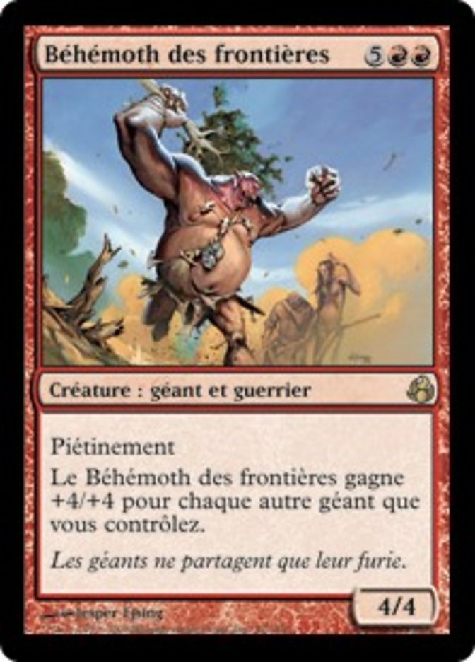 image Béhémoth des frontières