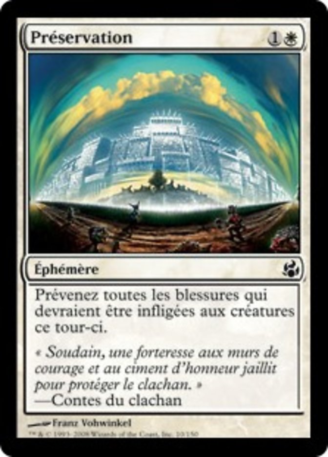 image Préservation