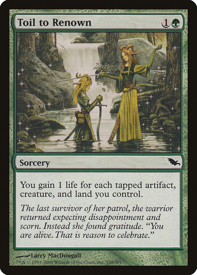 image Toil to Renown
