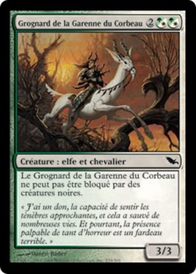 image Grognard de la Garenne du Corbeau