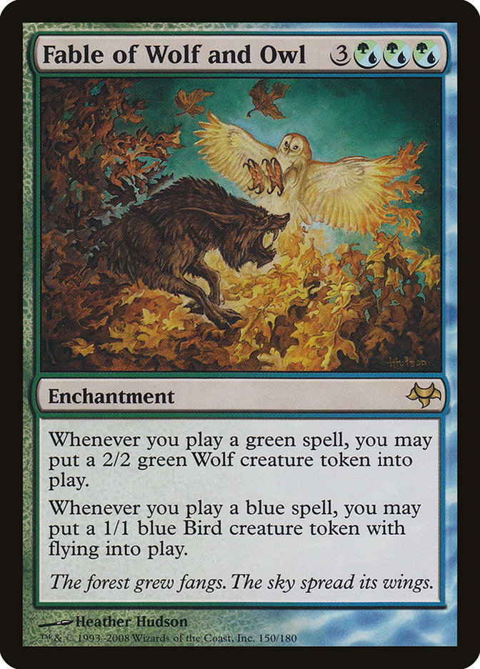 image Fable of Wolf and Owl