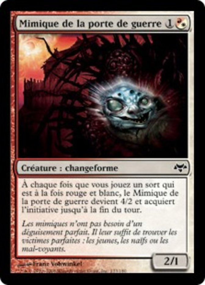 image Mimique de la porte de guerre