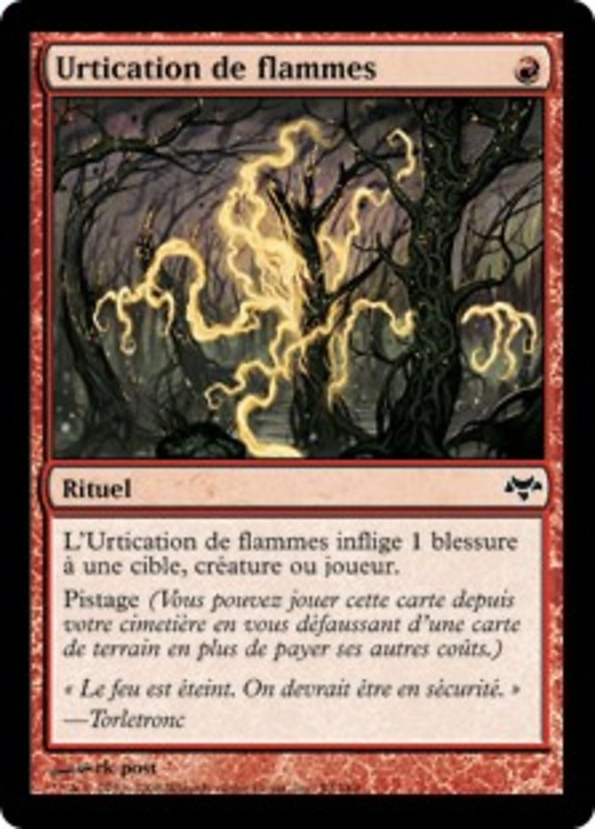 image Urtication de flammes