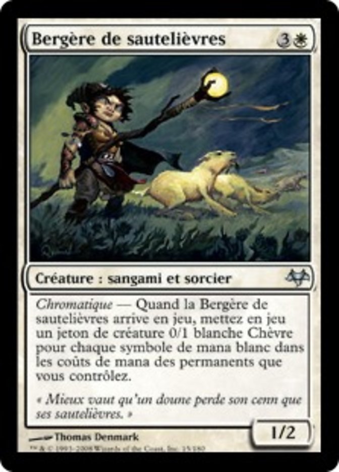 image Bergère de sautelièvres