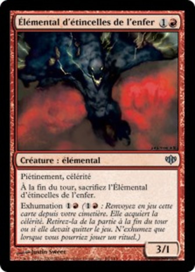 image Élémental d'étincelles de l'enfer