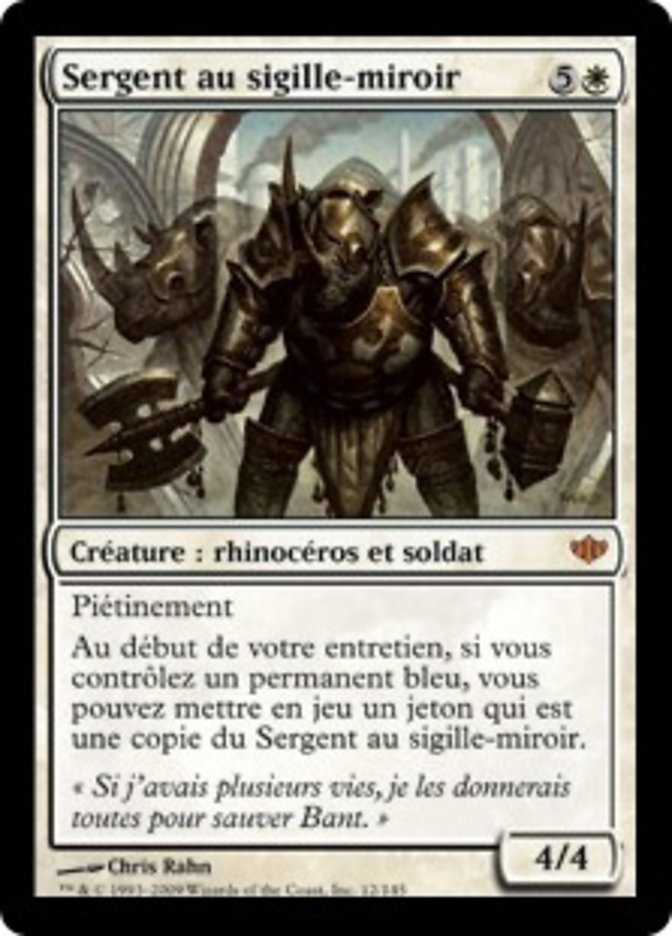 image Sergent au sigille-miroir