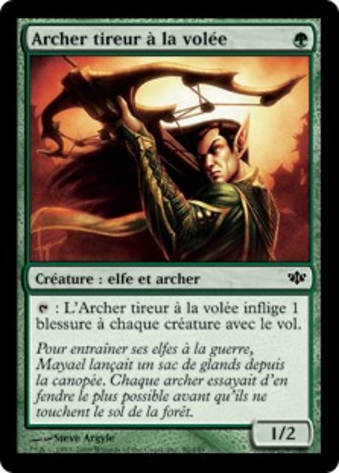 image Archer tireur à la volée