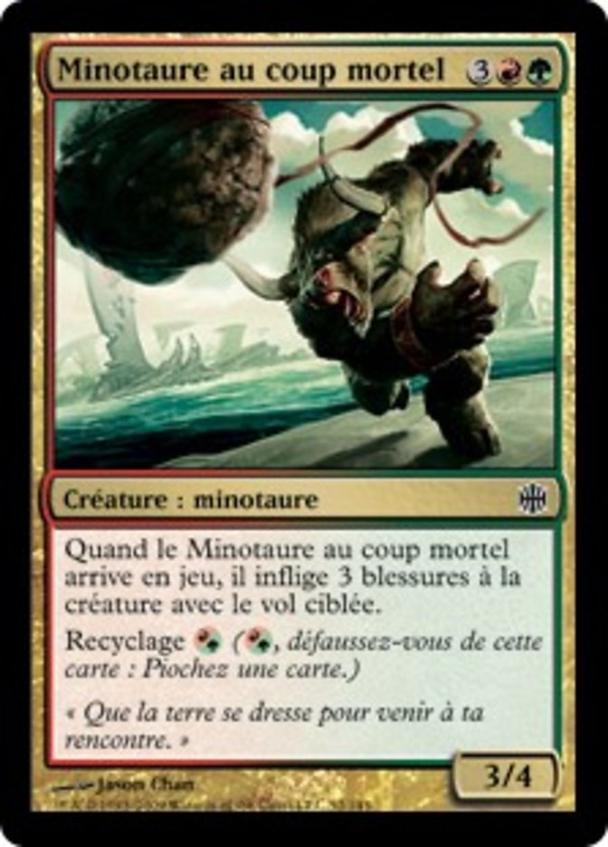 image Minotaure au coup mortel