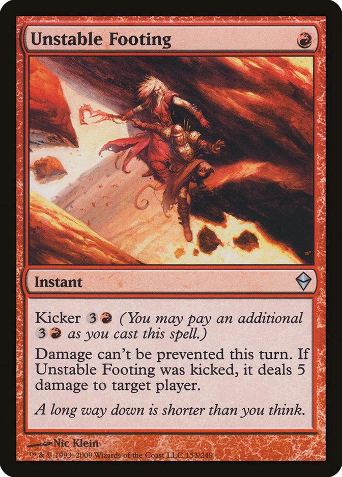 image Unstable Footing