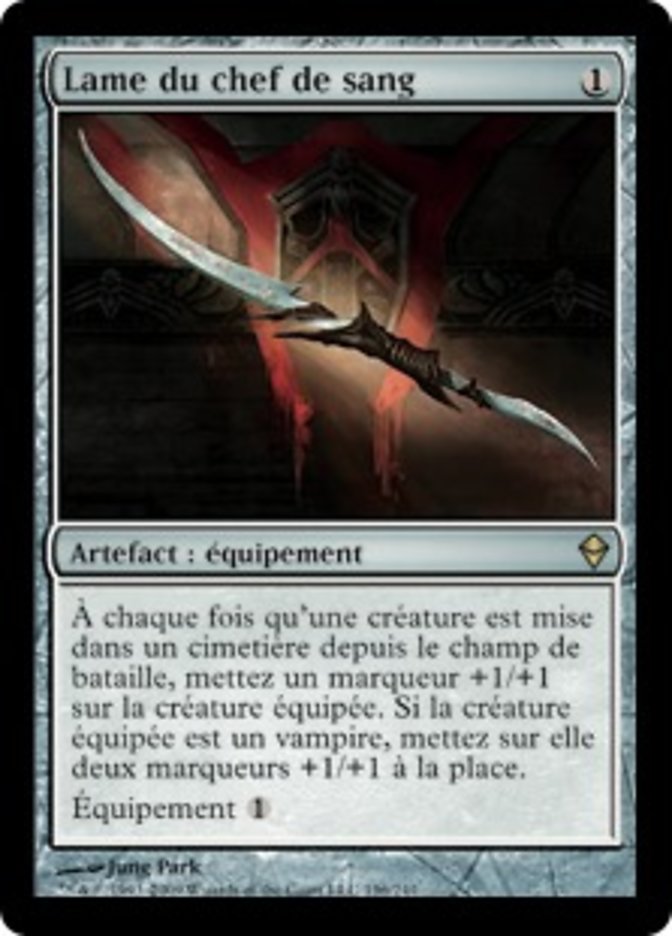 image Lame du chef de sang