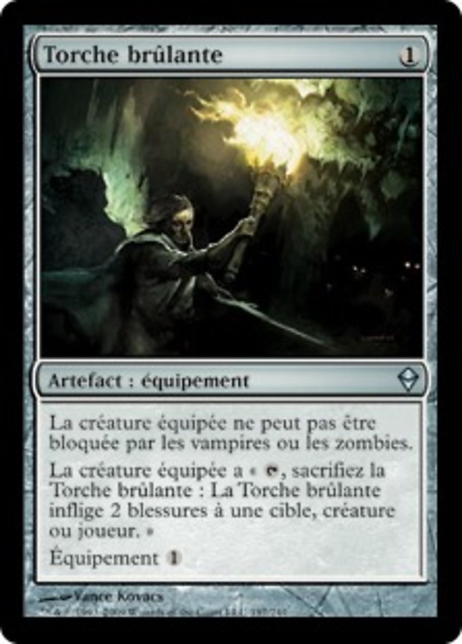 image Torche brûlante