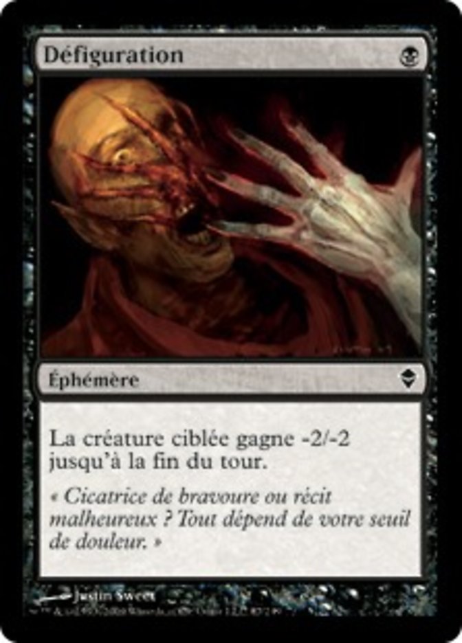 image Défiguration