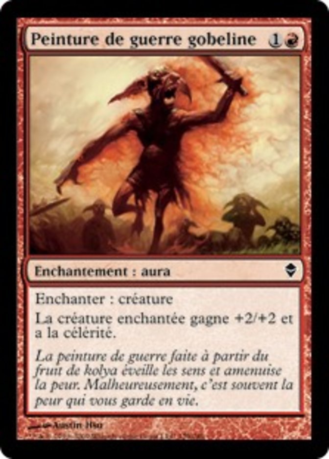 image Peinture de guerre gobeline