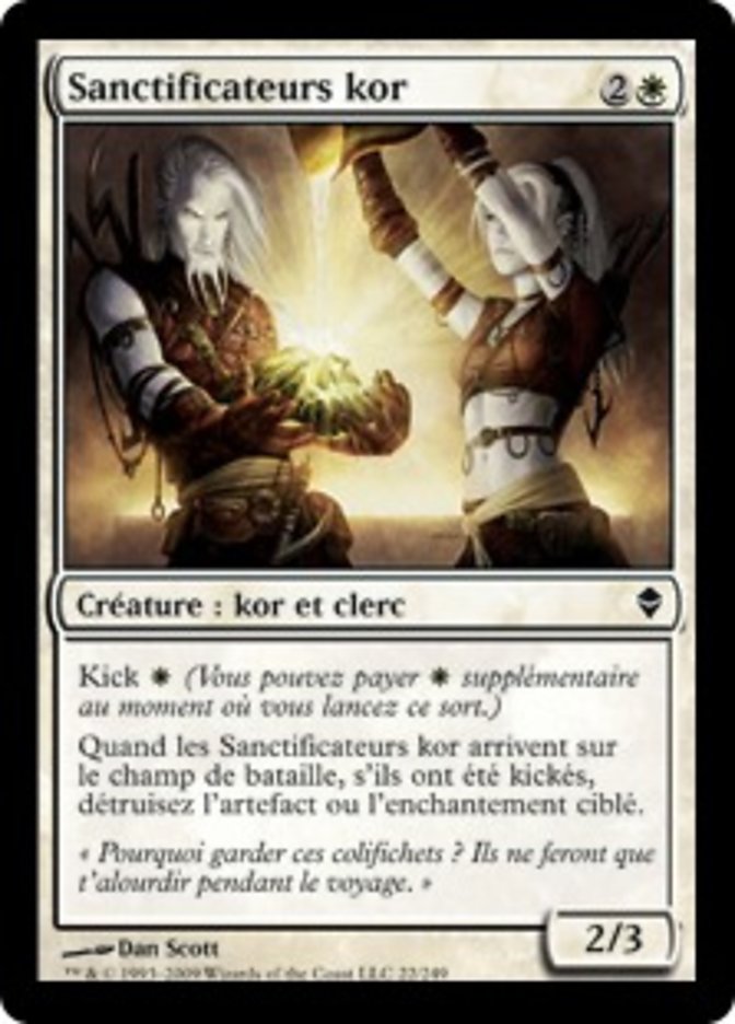 image Sanctificateurs kor