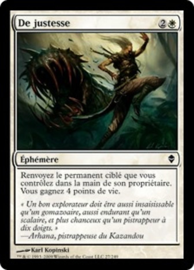 image De justesse