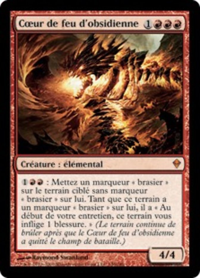 image Cœur de feu d'obsidienne