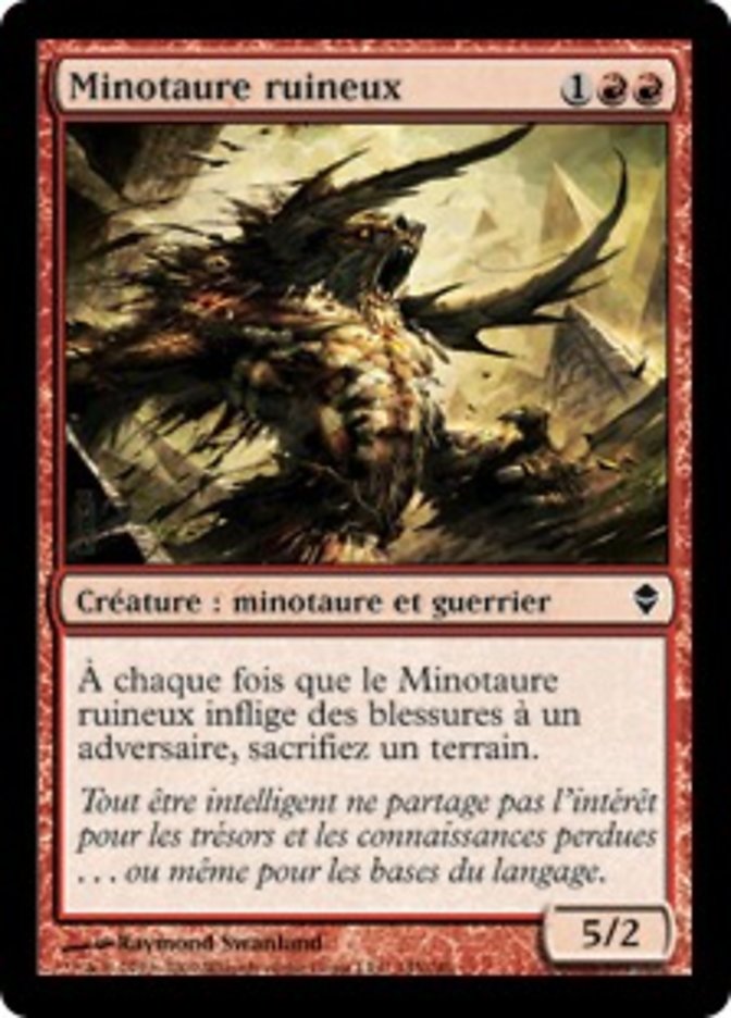 image Minotaure ruineux