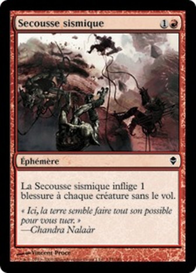 image Secousse sismique