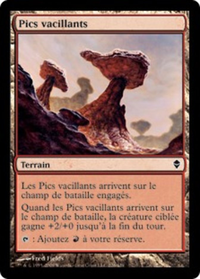 image Pics vacillants