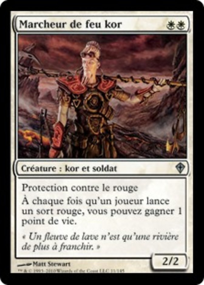 image Marcheur de feu kor